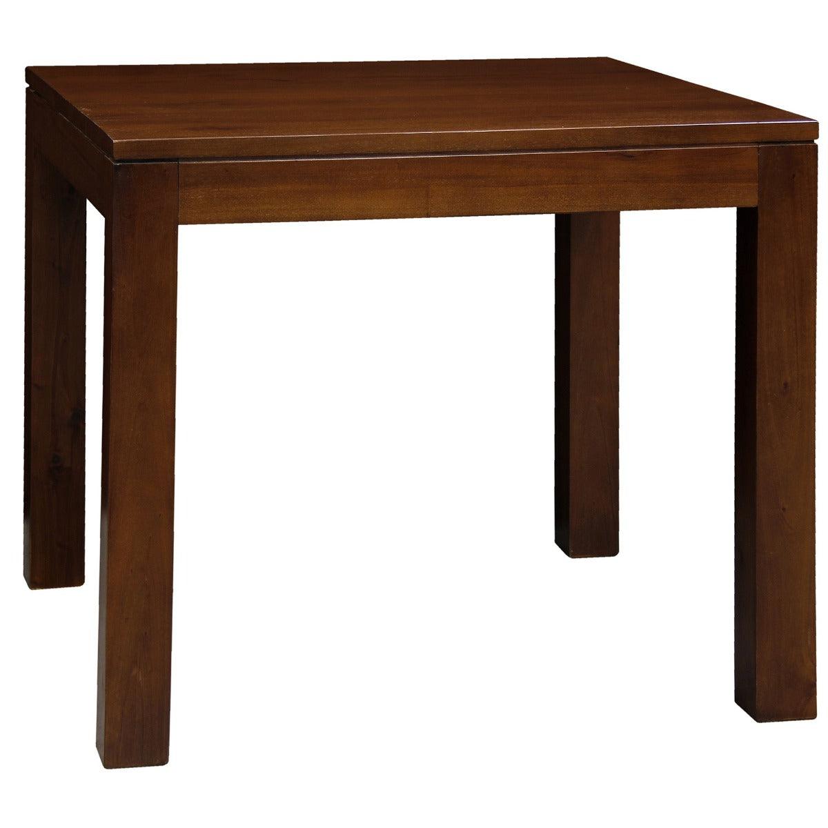 TANAKA SOLID MAHOGANY 90CM DINING TABLE IN MAHOGANY