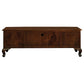 STEWART QUEEN ANN STYLE SOLID MAHOGANY 2 DOORS 2 DRAWERS 180CM TV UNIT - MAHOGANY - MyChocolateWood