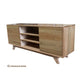 WAVERTON SPOTTED GUM 2 DOORS & 3 SHELVES TV/ ENTERTAINMENT UNIT AUSTRALIAN CUSTOM MADE TO ORDER - MyChocolateWood