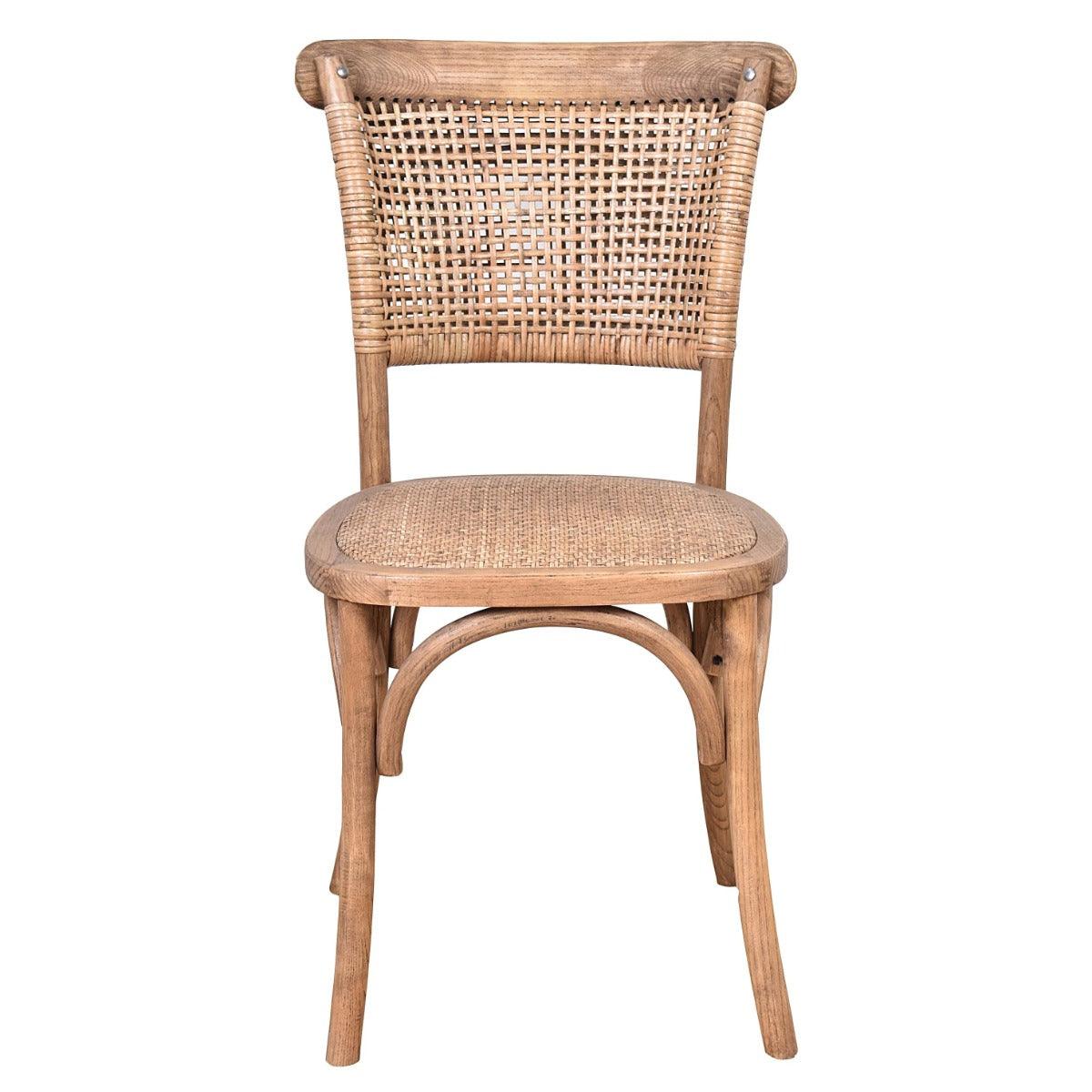 MITCHELL SOLID OAK TIMBER DINING CHAIR NATURAL