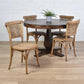 MITCHELL SOLID OAK TIMBER DINING CHAIR NATURAL - MyChocolateWood