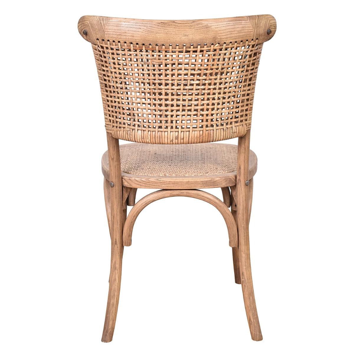 MITCHELL SOLID OAK TIMBER DINING CHAIR NATURAL - MyChocolateWood