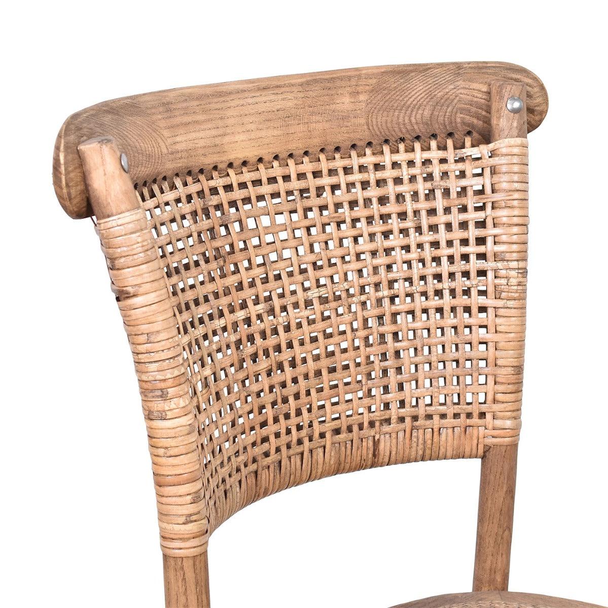 MITCHELL SOLID OAK TIMBER DINING CHAIR NATURAL - MyChocolateWood
