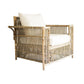 NAPOLI HAMPTONS STYLE RATTAN ARMCHAIR IN ANTIQUE HONEY - MyChocolateWood