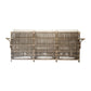 NAPOLI HAMPTONS STYLE 3-SEATER RATTAN SOFA IN ANTIQUE HONEY - MyChocolateWood