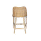 LANCASTER HAMPTONS RATTAN COUNTER STOOL IN WHITE WASH ON WEAVE/LEG