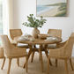JENALLI HAMPTONS RATTAN DINING CHAIR/ LOUNGE CHAIR IN NATURAL