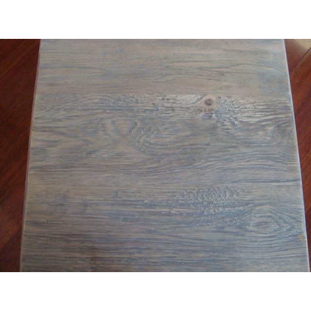 HAMPTON GREYWASHED OAK HALL TABLE CONSOLE 180CM