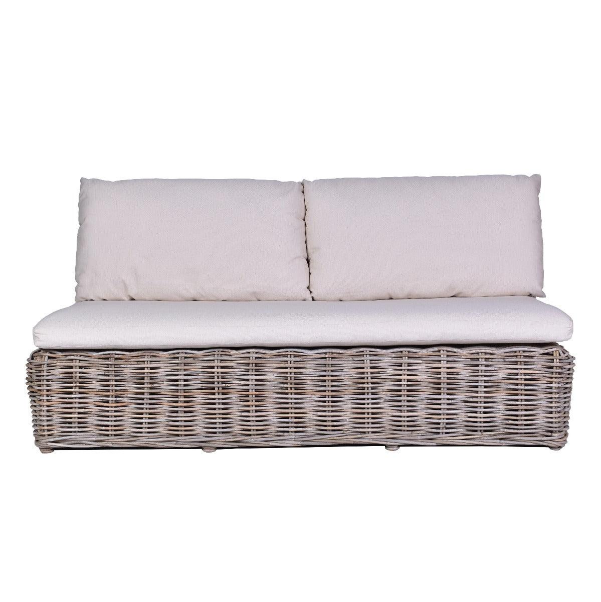 LOURA 2 SEATER SOFA IN GREY WASH