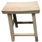 CHAGA RECYCLED ELM BAR STOOL IN NATURAL - MyChocolateWood