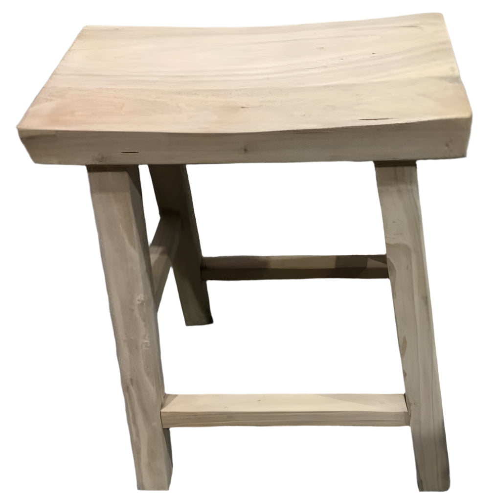 CHAGA RECYCLED ELM BAR STOOL IN NATURAL - MyChocolateWood