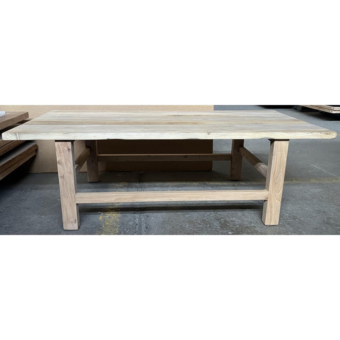 PIONEER RECYCLED ELM RECTANGULAR COFFEE TABLE 140CM