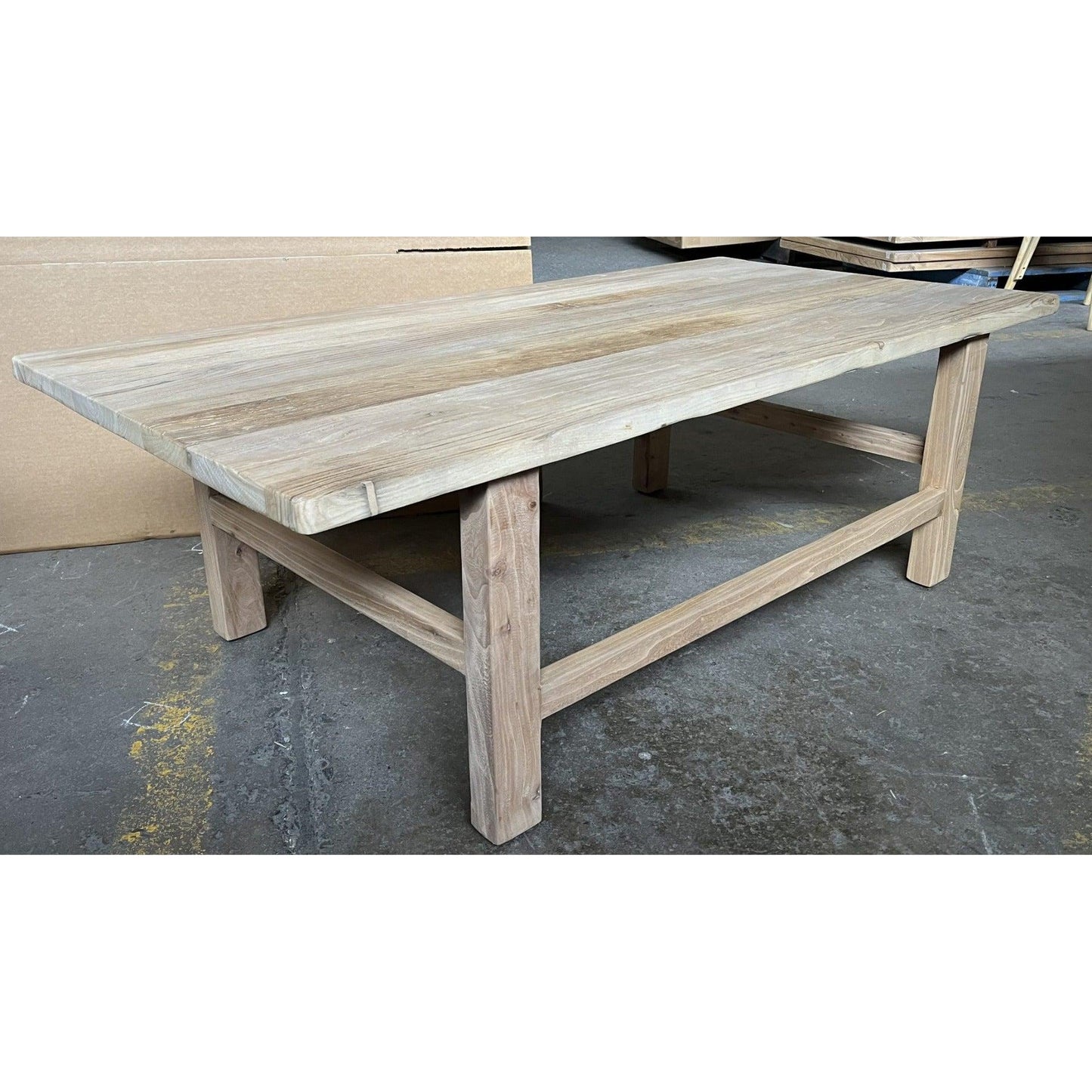PIONEER RECYCLED ELM RECTANGULAR COFFEE TABLE 140CM