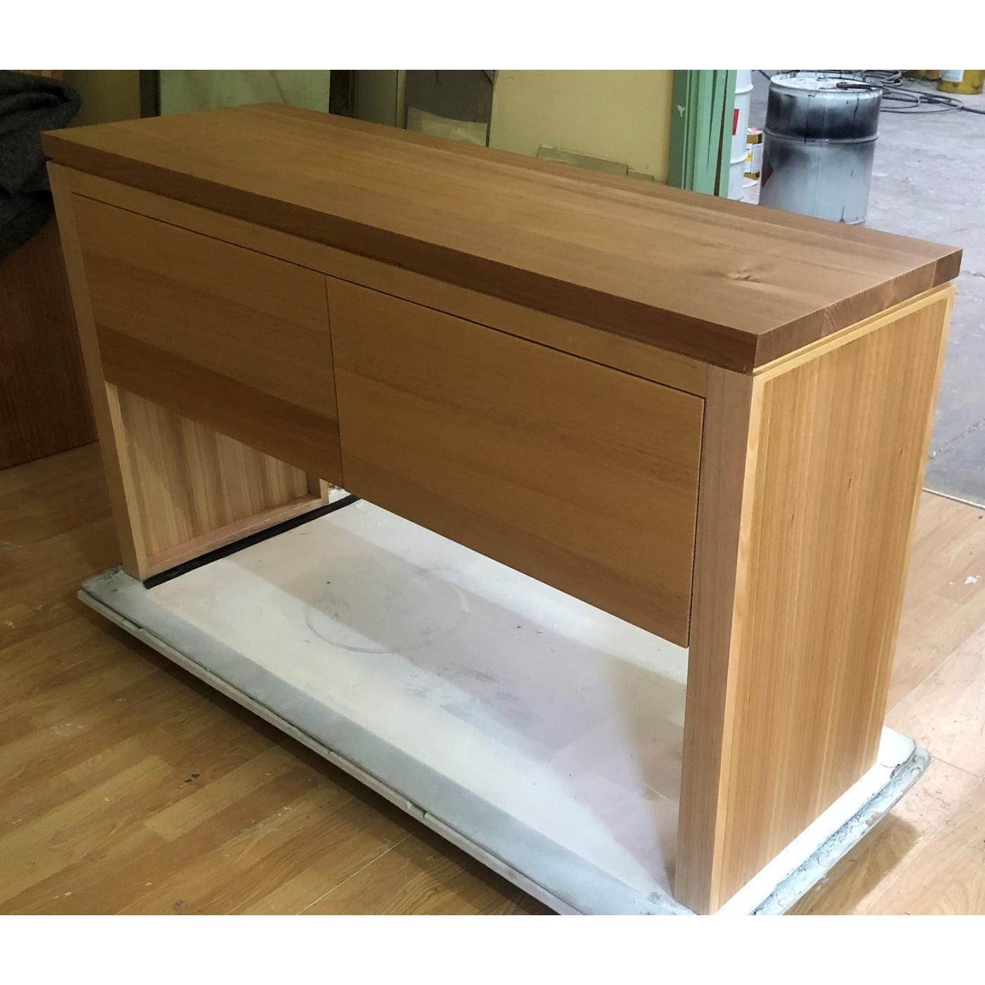 VERMONT AUSTRALIAN CUSTOM MADE CONSOLE/HALL TABLE WITH 2 DEEP DRAWERS 