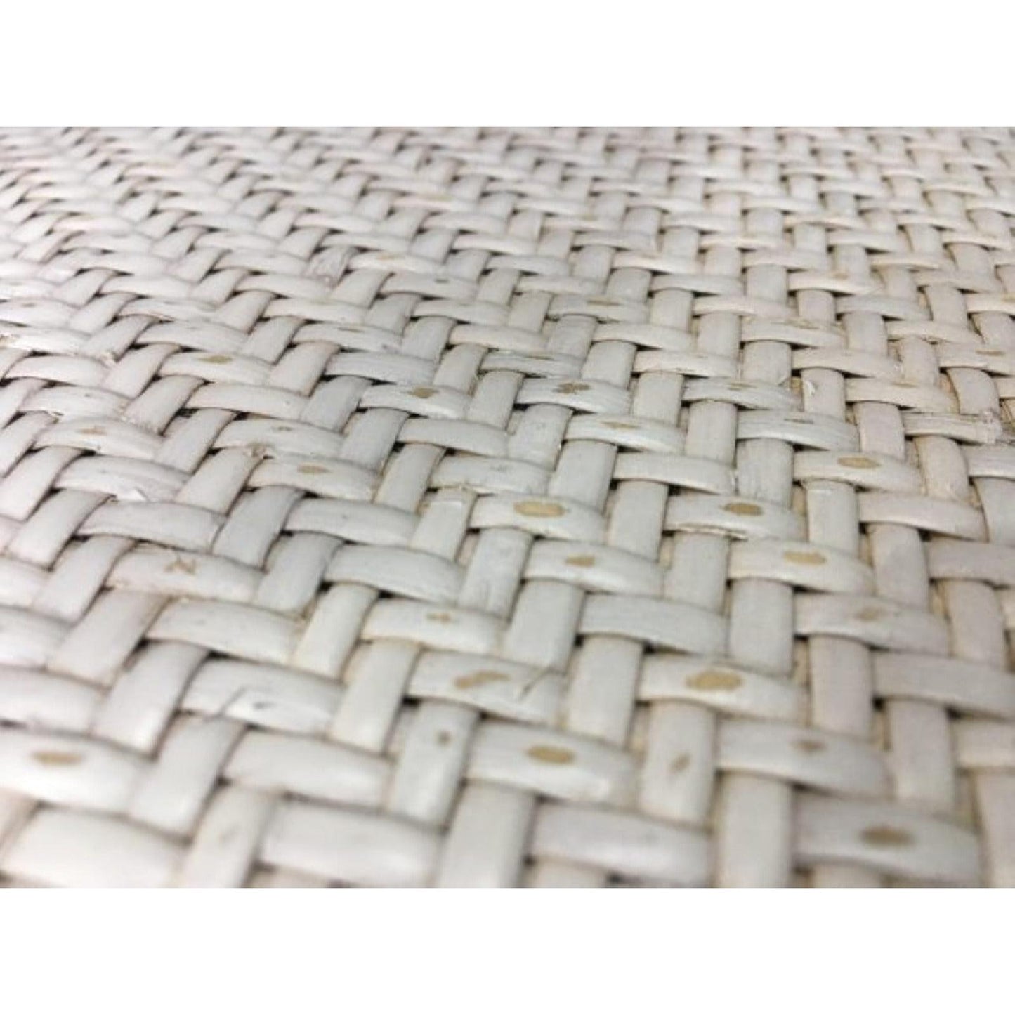 ISLANDER DINING CHAIR OPEN RATTAN WEAVE WHITE 44X55X95(H) CM