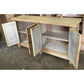 SHULI CHINESE ANTIQUE REPRODUCTION 4-DOOR BUFFET SIDEBOARD W/METAL STUDS 160 CM - MyChocolateWood
