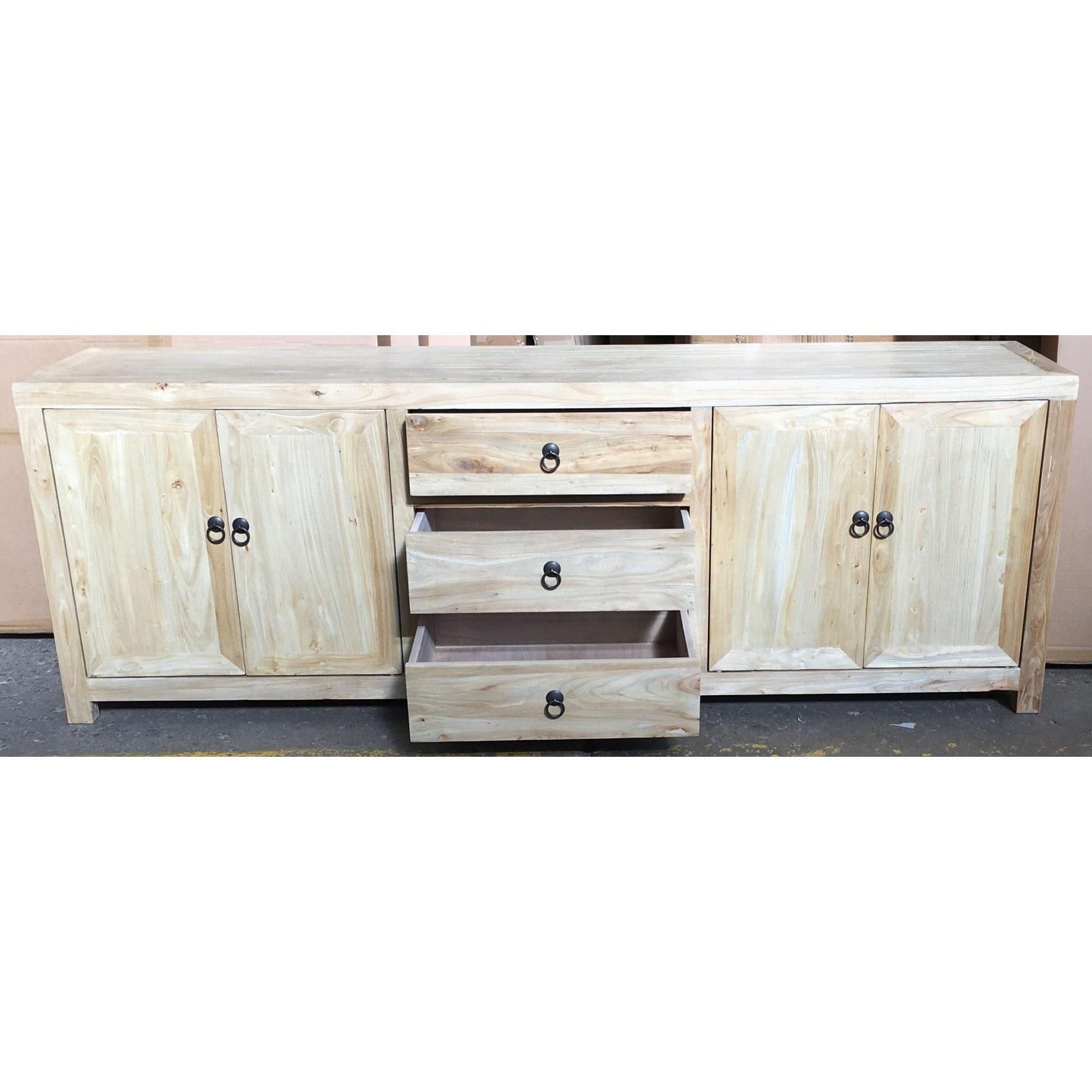 SHULI RECYCLED ELM CHINESE ANTIQUE REPRODUCTION TV UNIT 200CM - MyChocolateWood