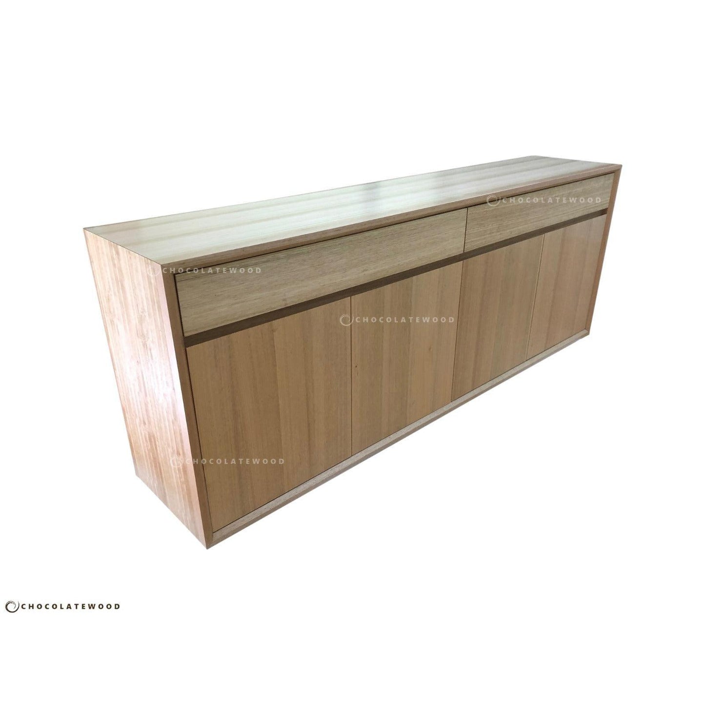 LAUNCESTON 2 DRAWERS 4 DOORS TASSIE OAK BUFFET MADE TO ORDER