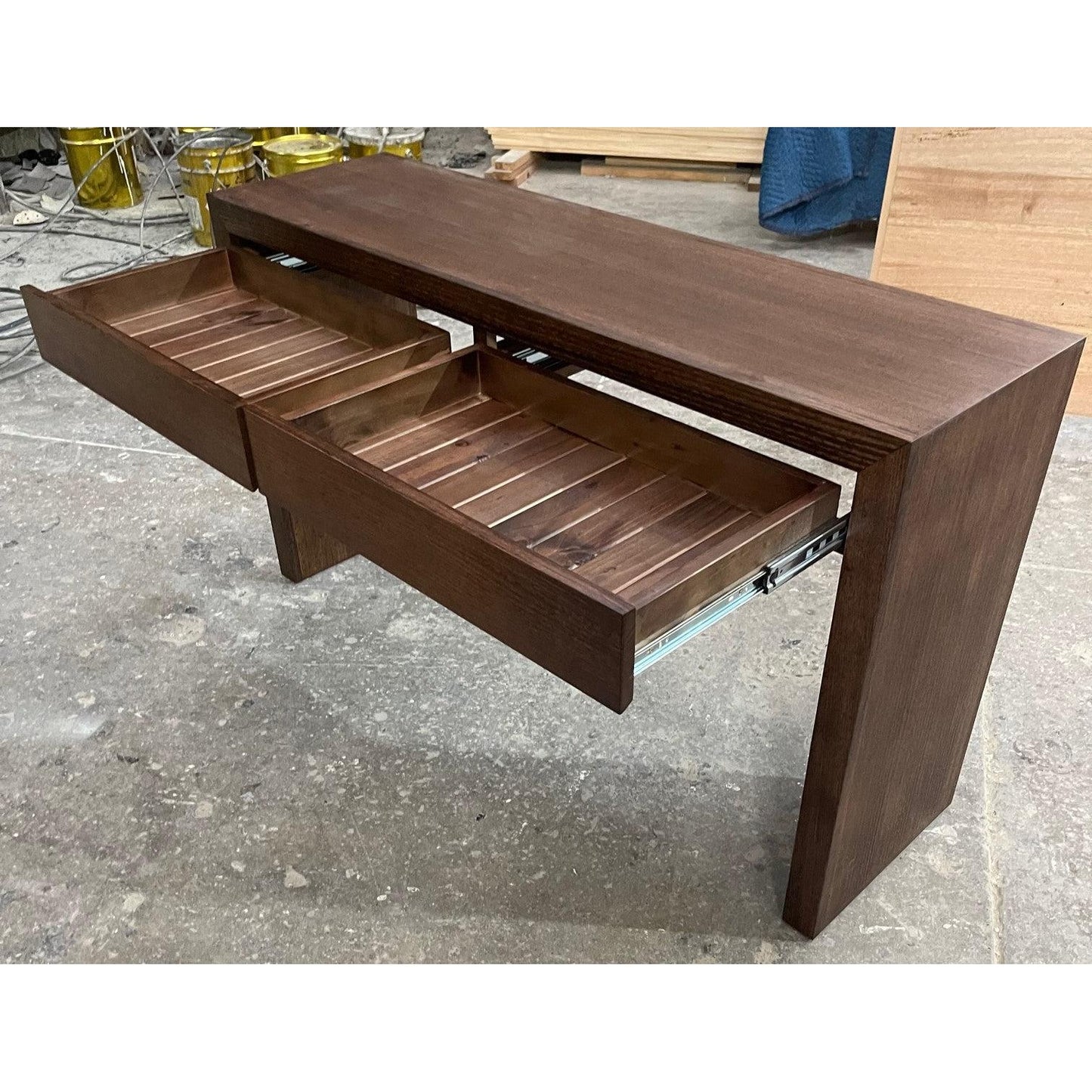 BELFAST CUSTOM MADE TASSIE OAK HALL TABLE