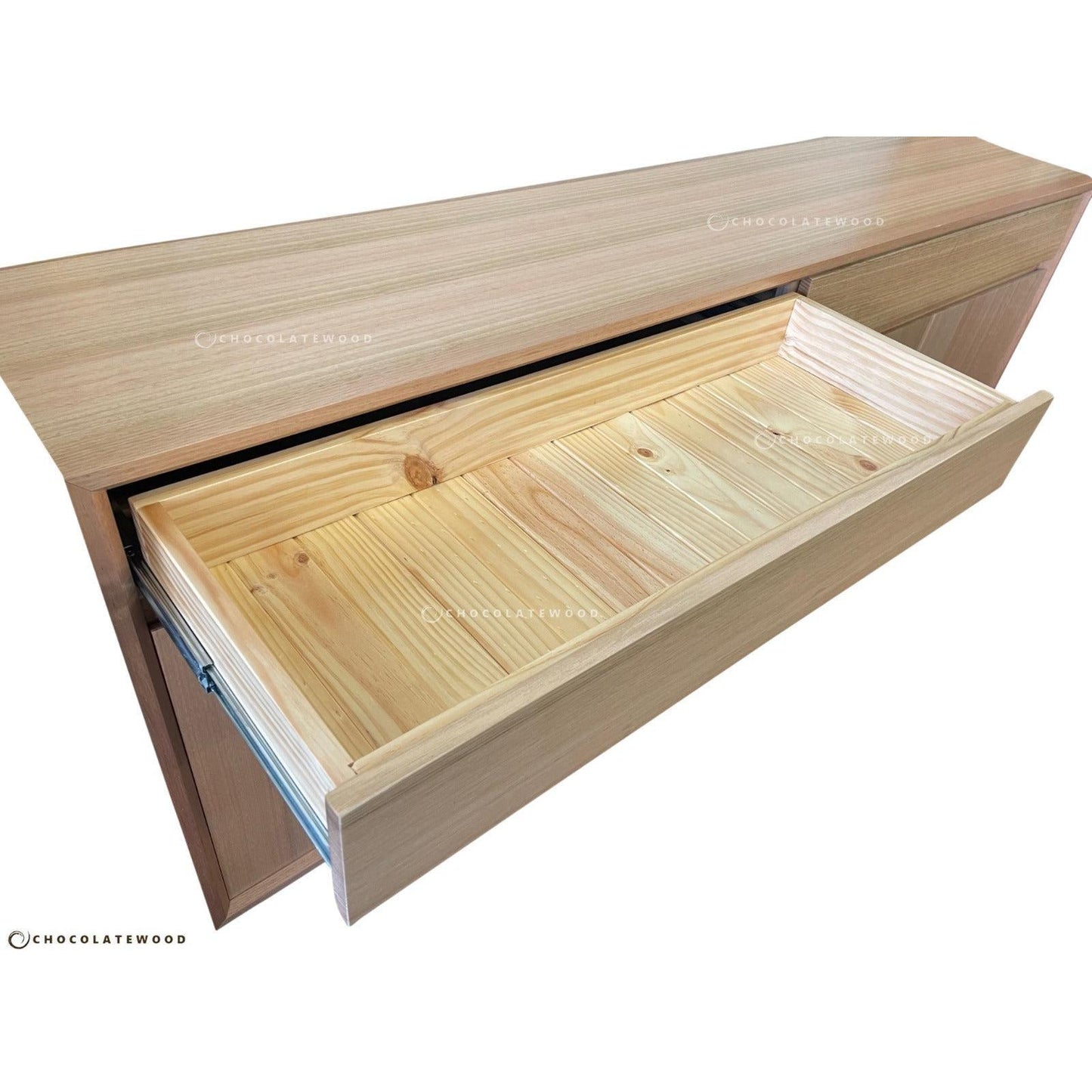 LAUNCESTON 2 DRAWERS 4 DOORS TASSIE OAK BUFFET MADE TO ORDER
