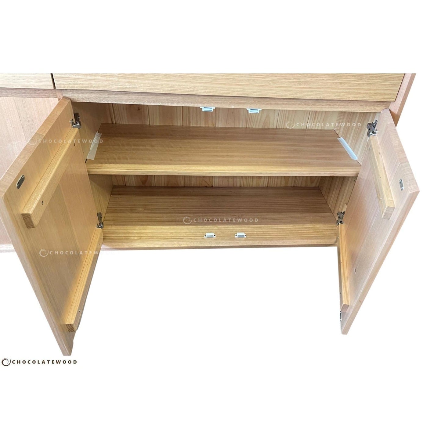 LAUNCESTON 2 DRAWERS 4 DOORS TASSIE OAK BUFFET MADE TO ORDER