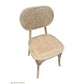 BERMUDA GREY HAMPTON STYLE RATTAN DINING CHAIR - MyChocolateWood