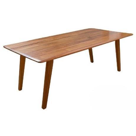 ALMA SOLID TASMANIAN BLACKWOOD DINING TABLE 210CM