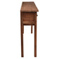 CAVAN HALL TABLE/ CONSOLE CRAFTED FROM RECLAIMED OAK WITH 5 DRAWERS - MyChocolateWood