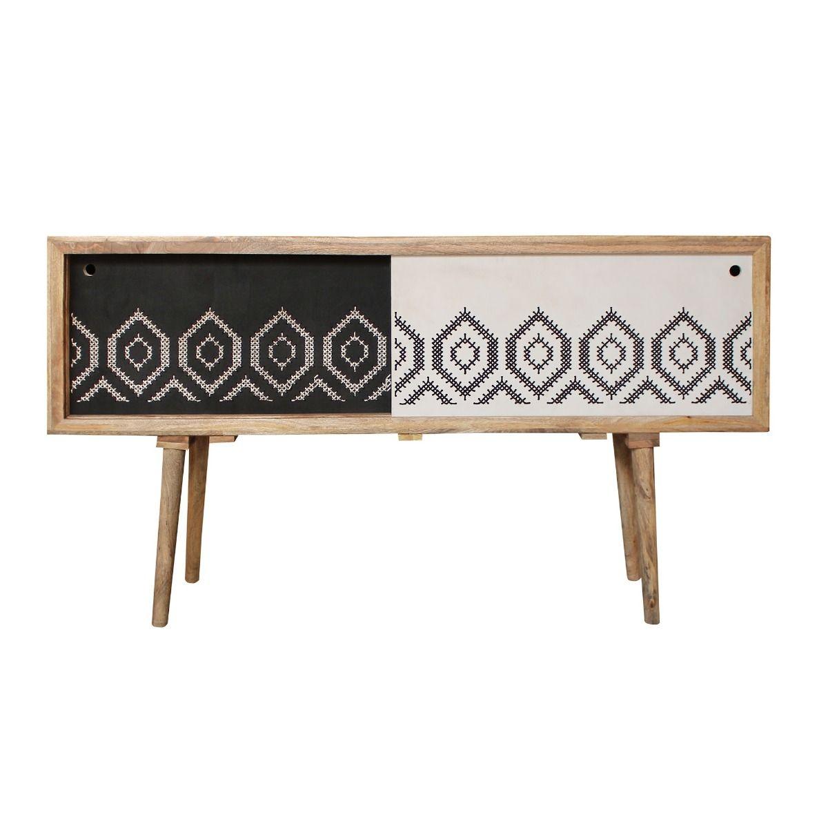 MELONY SOLID MANGO WOOD CONSOLE TABLE/HALL TABLE