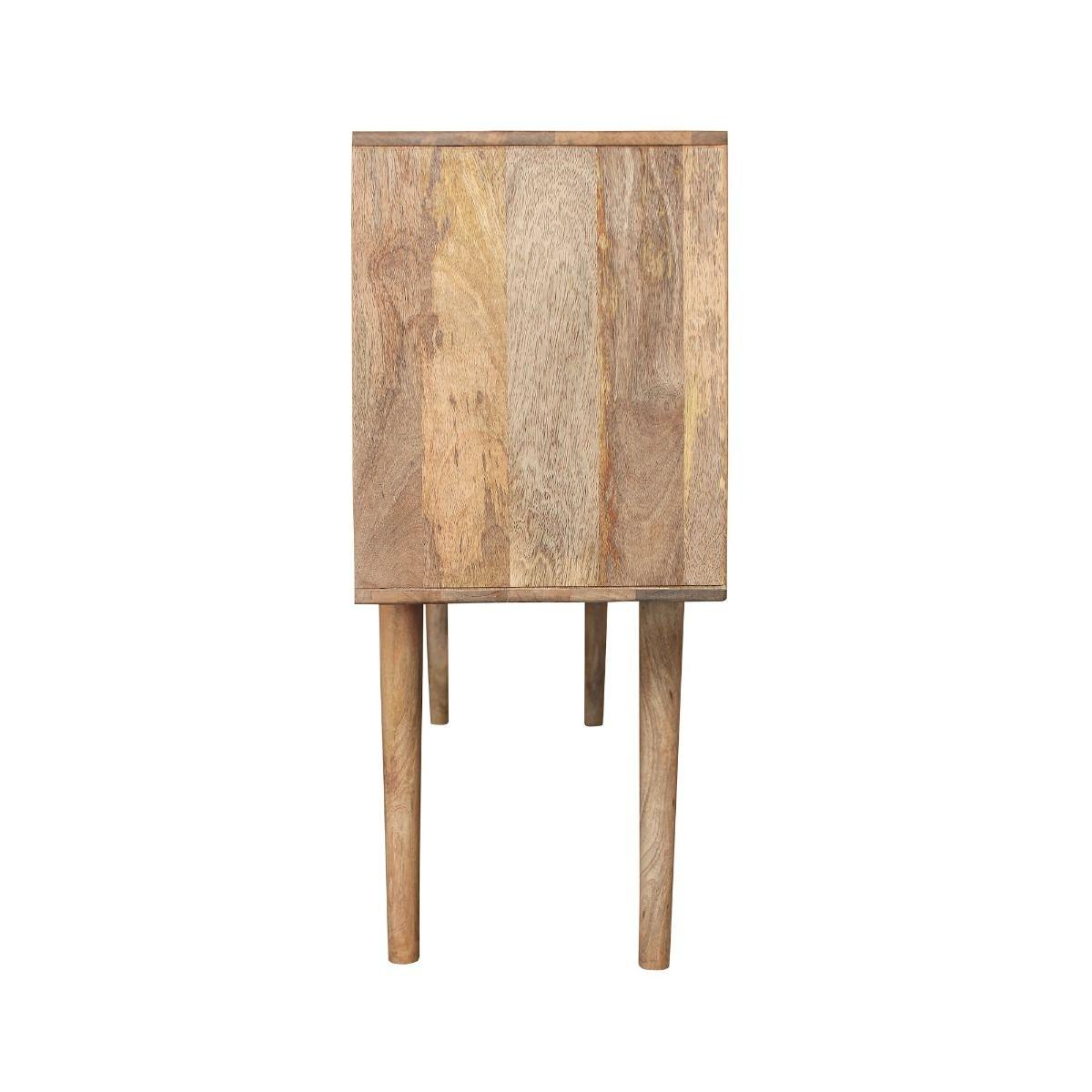 MELONY SOLID MANGO WOOD CONSOLE TABLE/HALL TABLE - MyChocolateWood