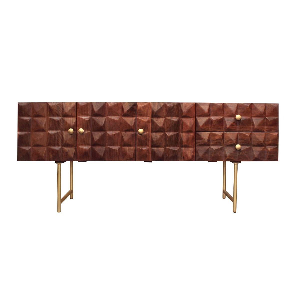 KENZO BUFFET/SIDEBOARD IN SOLID MANGO WOOD - MyChocolateWood