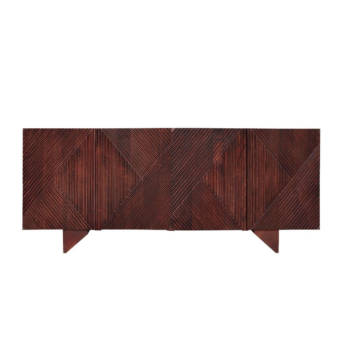 GWYNETH BUFFET/SIDEBOARD IN SOLID MANGO WOOD - MyChocolateWood