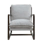 ROGAN BOUCLE TEXTURED FABRIC/ASHWOOD CHAIR IN OAT - MyChocolateWood