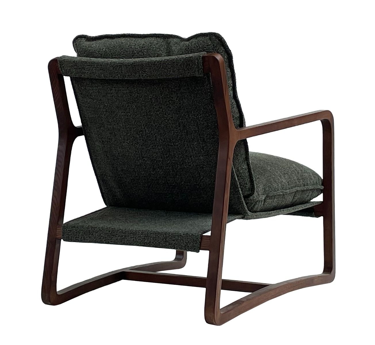 ROGAN BOUCLE TEXTURED FABRIC/ASHWOOD CHAIR IN PINE
