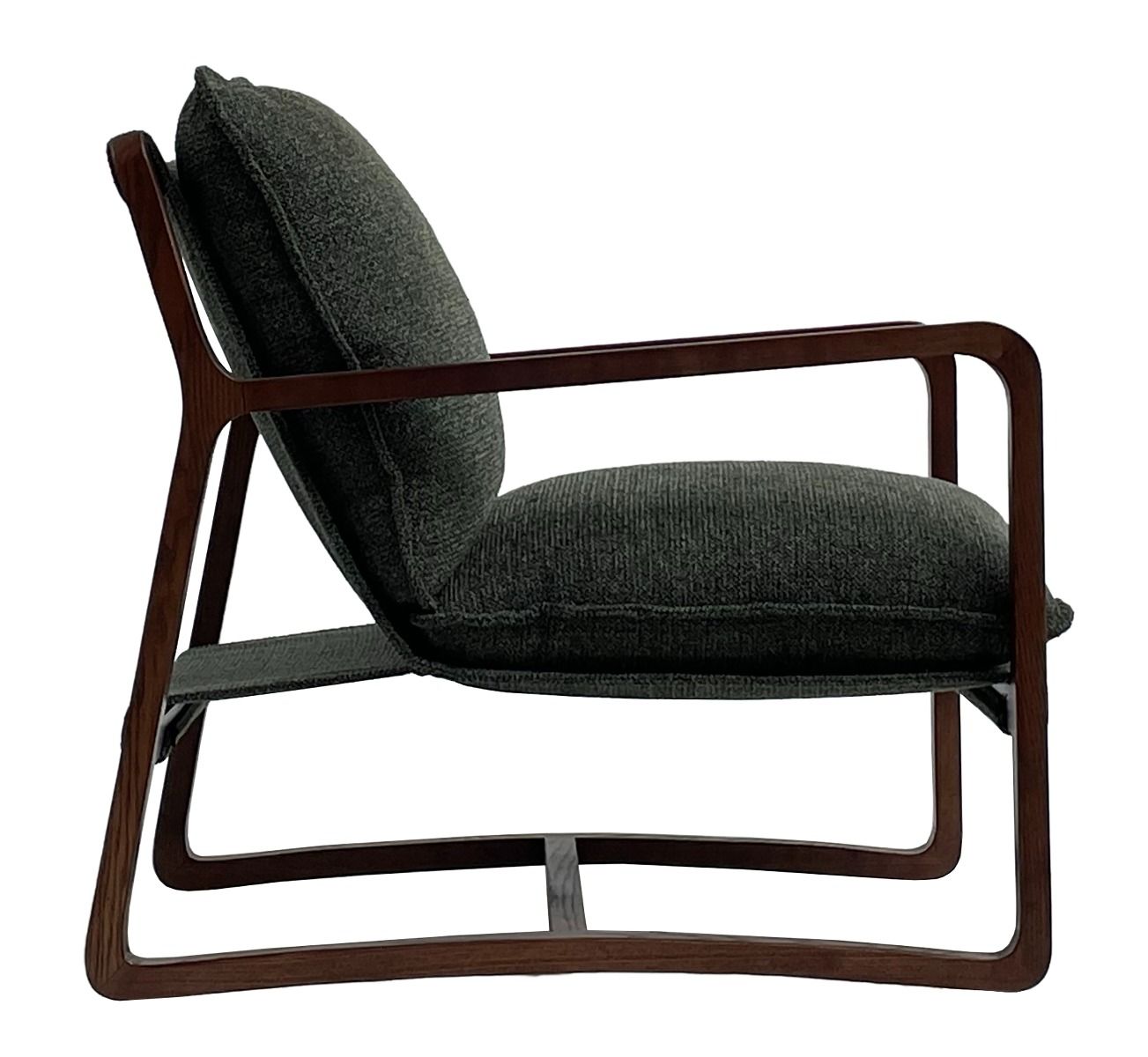 ROGAN BOUCLE TEXTURED FABRIC/ASHWOOD CHAIR IN PINE