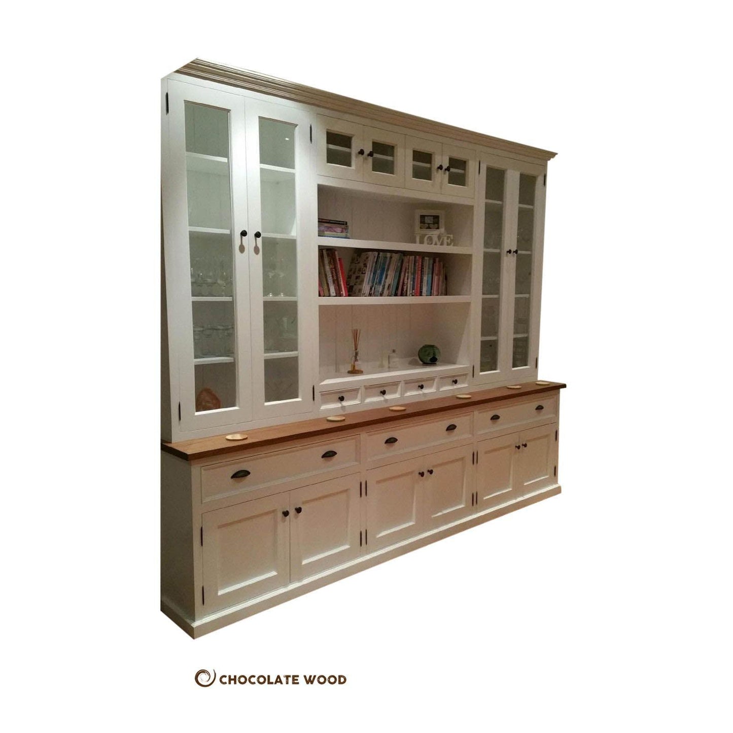 BERTRAM 5 PIECE BUFFET & HUTCH - CUSTOM MADE TO ORDER MADE IN AUSTRALIA