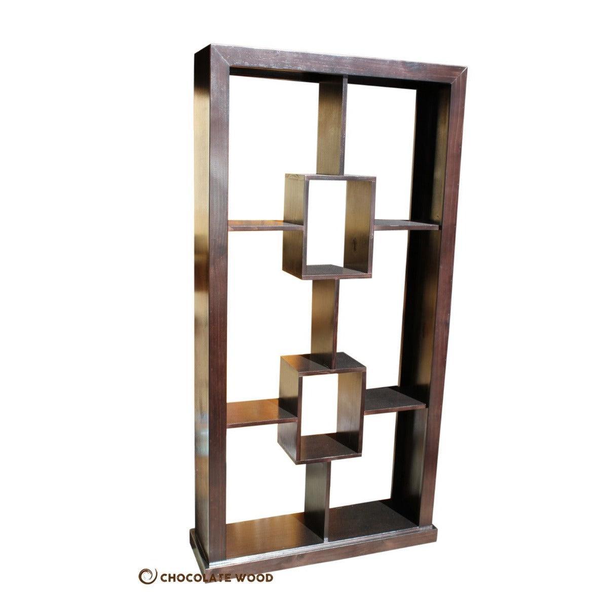 PAYTON SOLID PINE TIMBER ROOM DIVIDER/BOOKCASE/BOOKSHELF DISPLAY UNIT