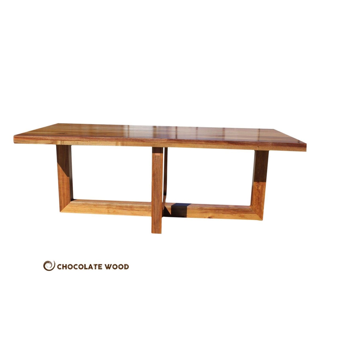 LYON AUSTRALIAN CUSTOM-MADE 8-SEATER DINING TABLE IN TASSIE OAK