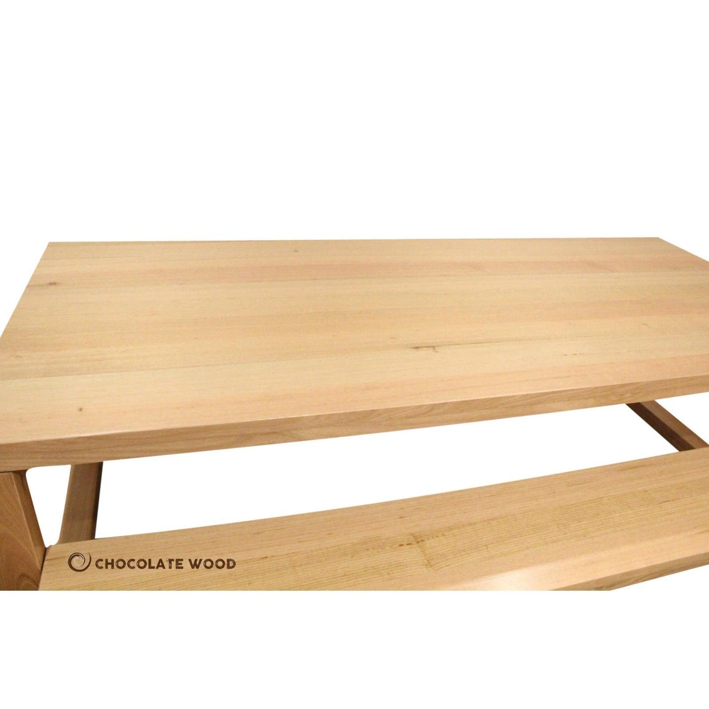 AUSTRALIAN CUSTOM MADE MOSMAN TASSIE OAK DINING TABLE + 2 BENCHES