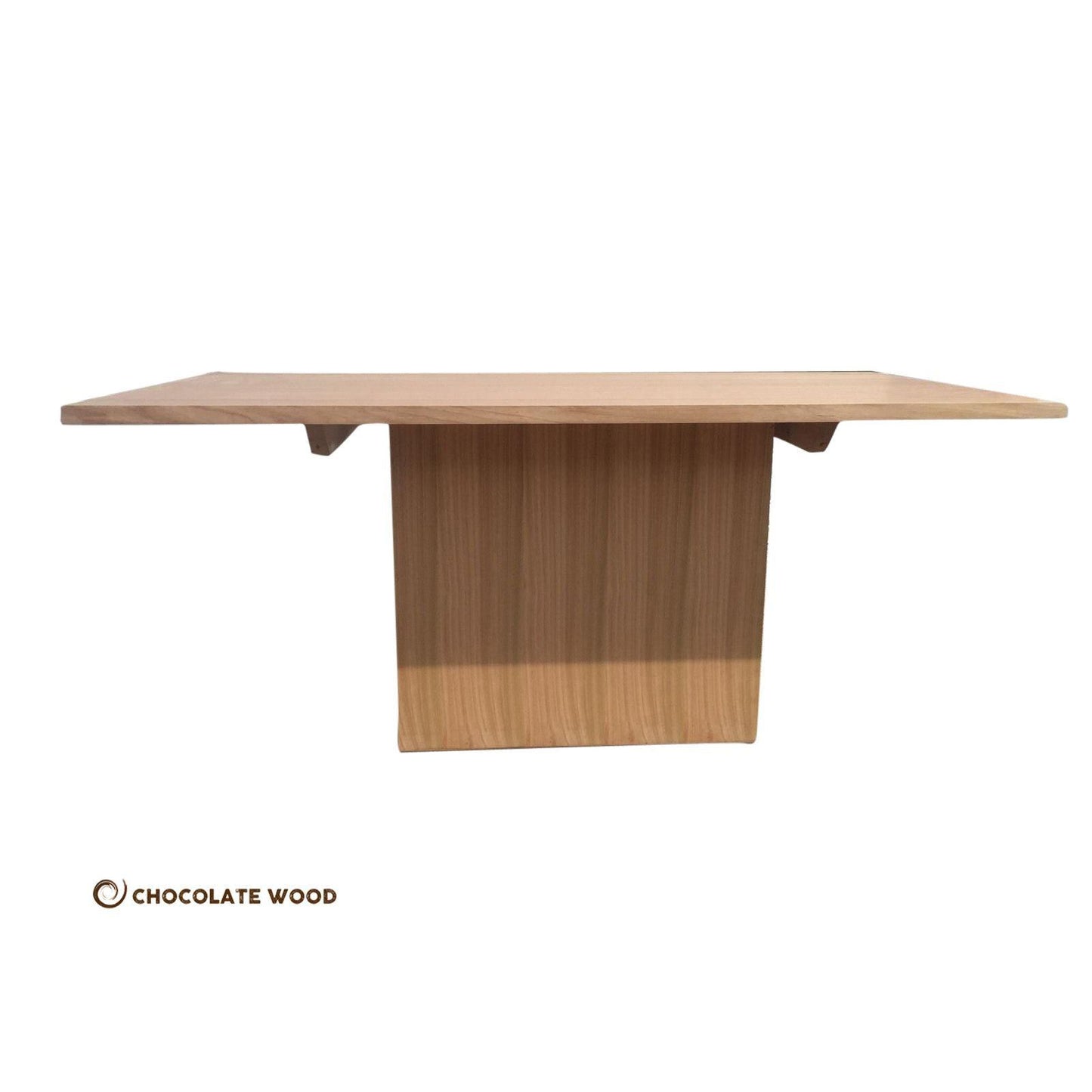 ROSA 1800MM TASSIE OAK RECTANGULAR DINING TABLE IN CLEAR LACQUER MADE TO ORDER