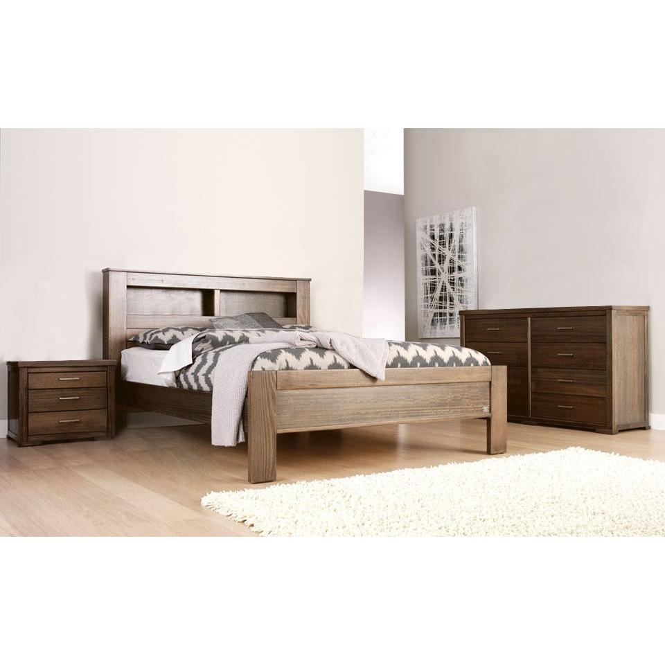 LAGOS AUSTRLIAN CUSTOM MADE TASSIE OAK QUEEN BEDROOM SUITE