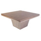 ROSA MADE TO ORDER 1800MM TASSIE OAK SQUARE DINING TABLE IN CLEAR LACQUER - MyChocolateWood