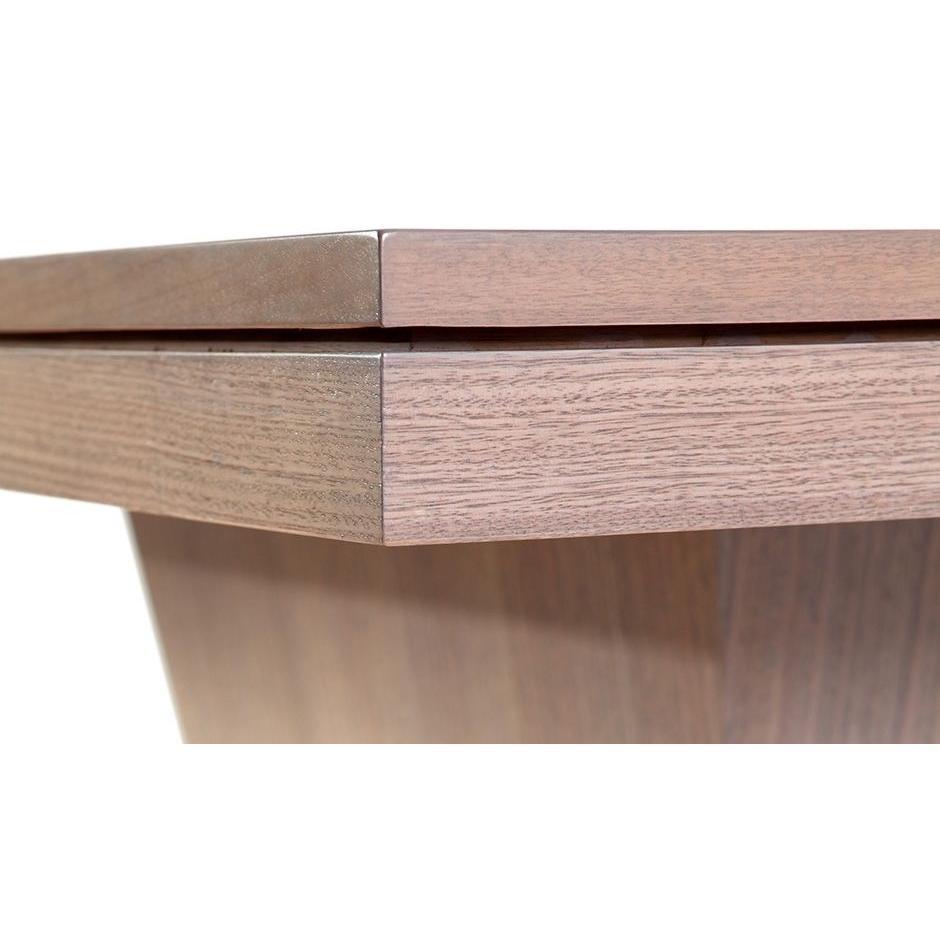 ROSA MADE TO ORDER 1800MM TASSIE OAK SQUARE DINING TABLE IN CLEAR LACQUER