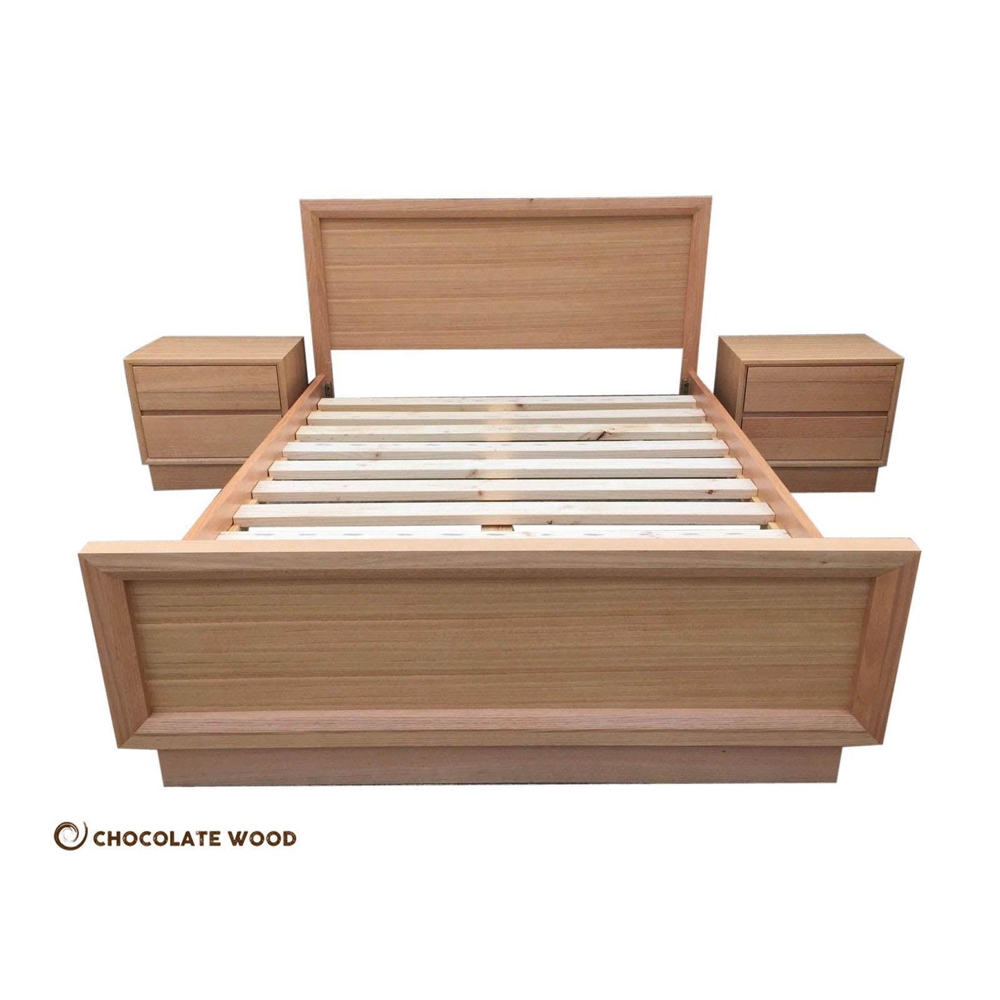DORA QUEEN BEDROOM SUITE - SOLID TASSIE OAK TIMBER