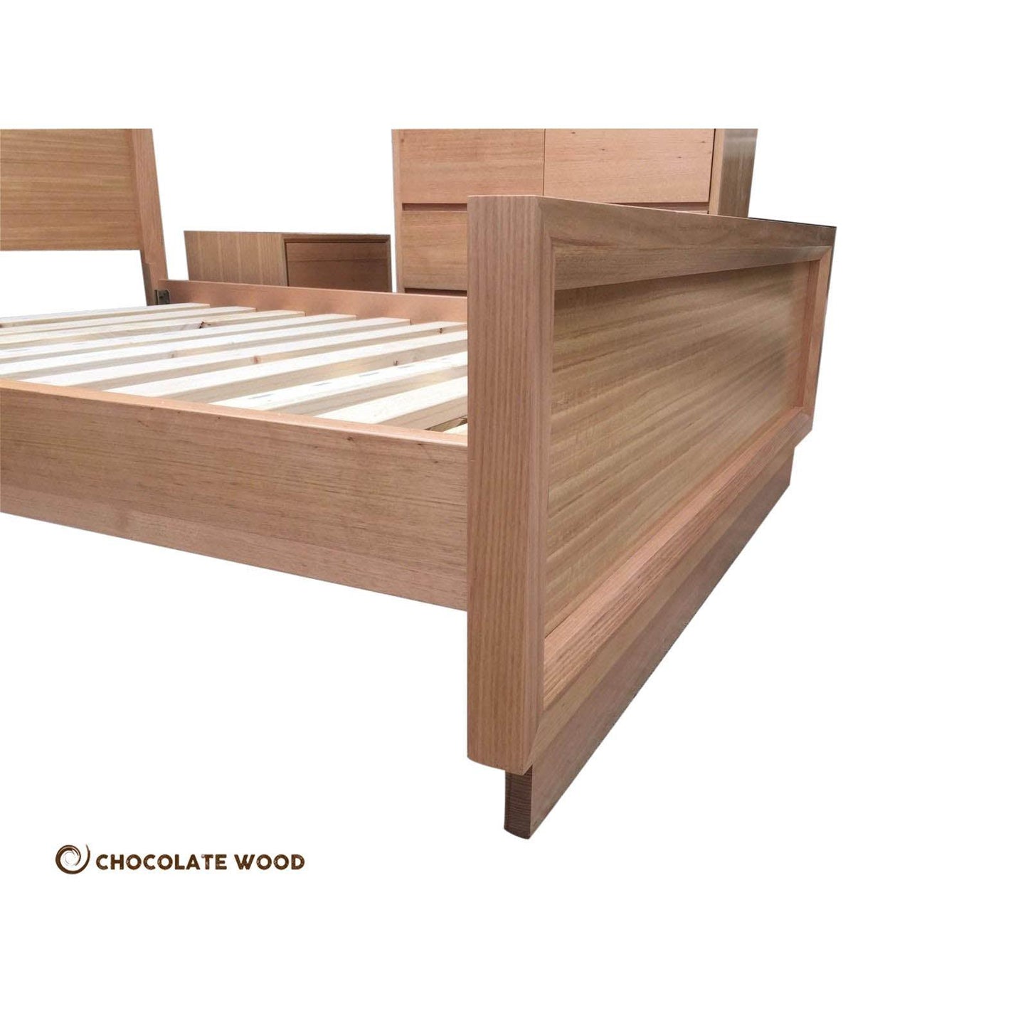 DORA QUEEN BEDROOM SUITE - SOLID TASSIE OAK TIMBER