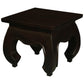 CHENGLEI OPIUM STYLE LEG LAMP SIDE TABLE IN CHOCOLATE
