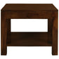 TANAKA SOLID MAHOGANY LARGE LAMP TABLE IN MAHOGANY - MyChocolateWood