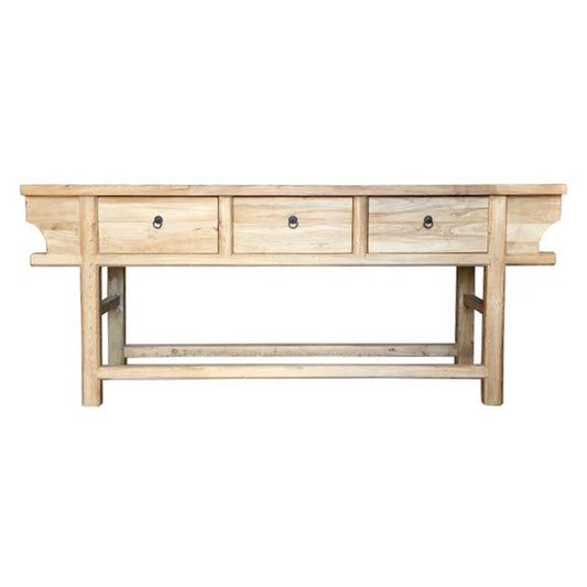 SHULI RECLAIMED ELM CHINESE ANTIQUE REPRODUCTION DONGBEI CONSOLE/HALL TABLE