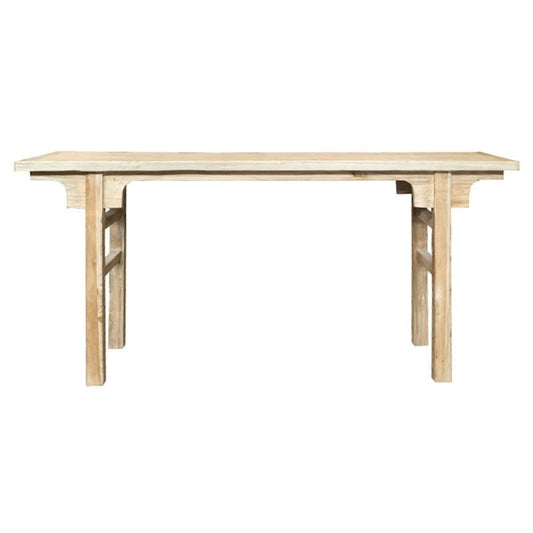 SHULI CHINESE ANTIQUE REPRODUCTION  HALL TABLE/CONSOLE RECLAIMED ELM 180 CM