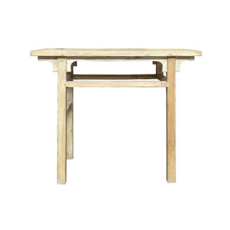 SHULI CHINESE ANTIQUE REPRODUCTION HALL TABLE RECLAIMED ELM